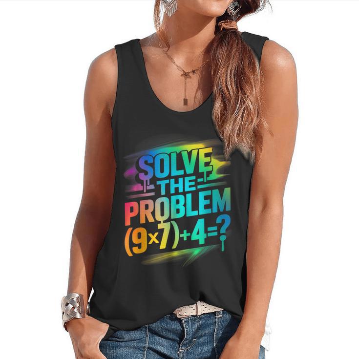 67 Meme PEMDAS Elementary Math Teacher Six Seven Flowy Tank