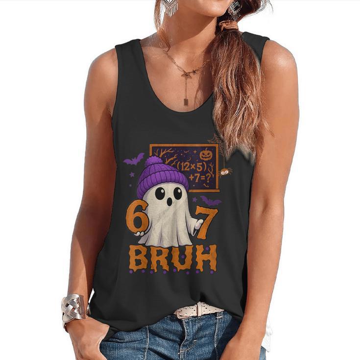 67 Teacher Halloween Ghost Six Seven Meme Math Equation Bruh Flowy Tank