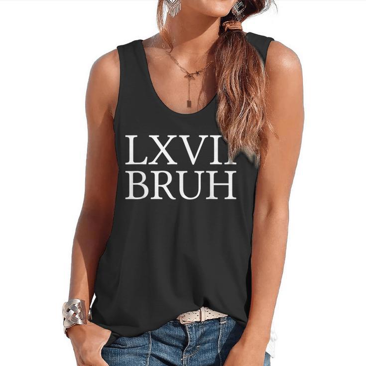 67 History Meme Six Seven Bruh History Teacher Flowy Tank