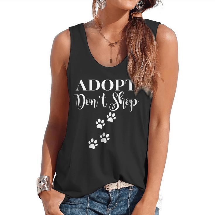 Adopt Animals Don't Shop For Them Flowy Tank