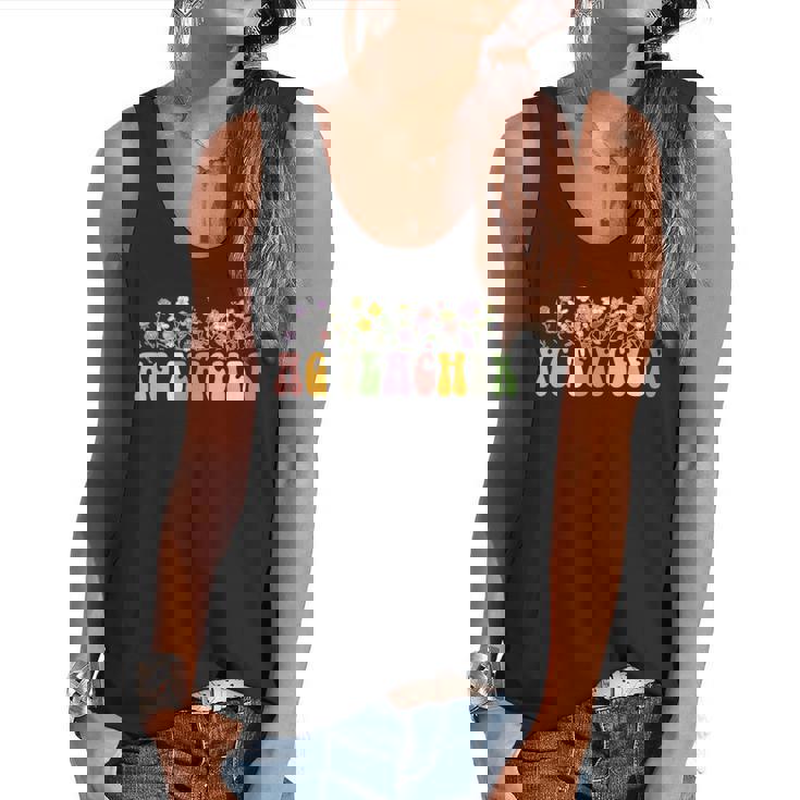 AG Teacher Future Farmer Agriculture Teacher Men Women Flowy Tank