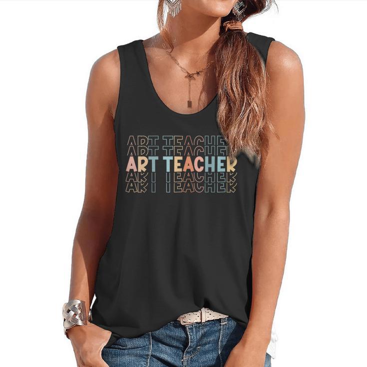 Art Teacher Artist Teacher School Teaching Future Artists Flowy Tank