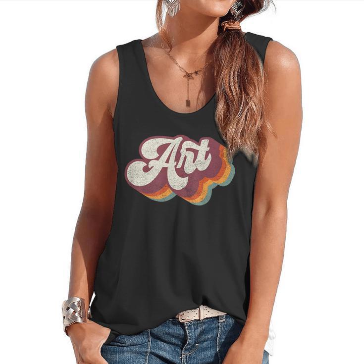 Art Teacher Back To School Flowy Tank