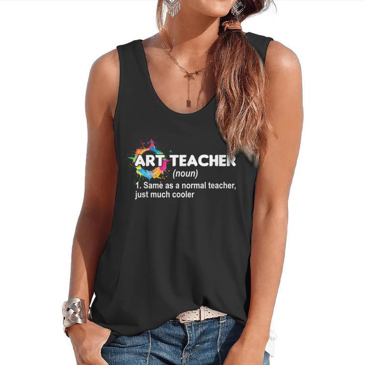 Art Teacher Definition Arts Artist Artistic Graphic For Men Women Girls Kids Flowy Tank
