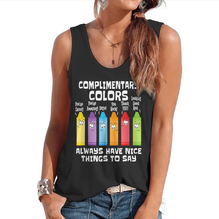 Artist Art Teacher School Artist Joke Flowy Tank