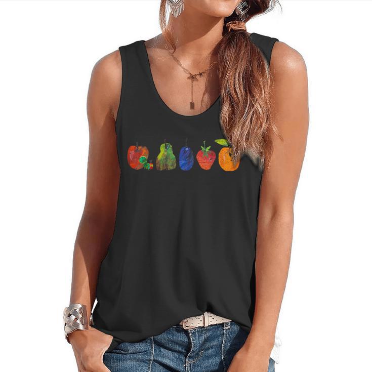 Back To School Cute Hungry Lover Fruits Teacher Flowy Tank