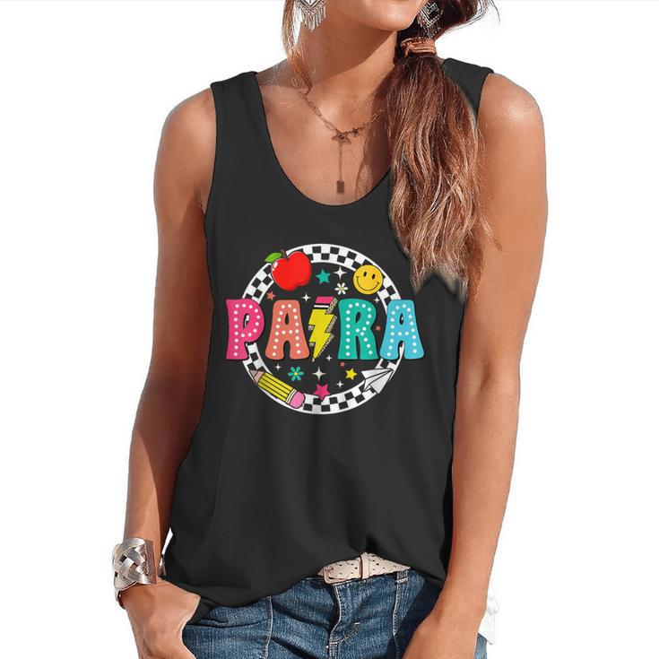 Back To School Para For Men Women Teacher Flowy Tank