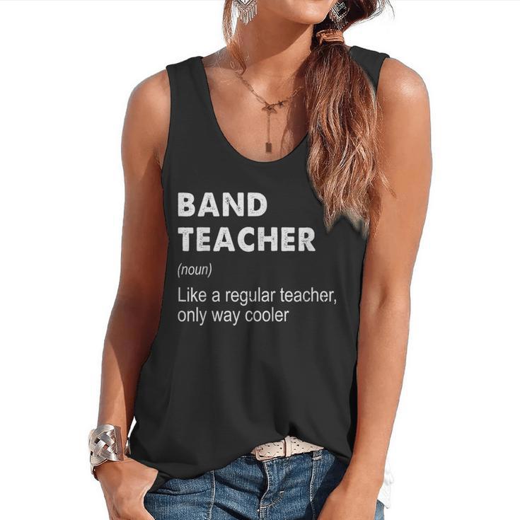 Band Teacher Definition Teaching School Teacher Flowy Tank