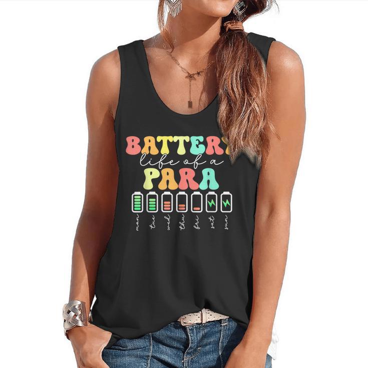 Battery Life Of A Para SPED Parapro Teacher Squad Flowy Tank