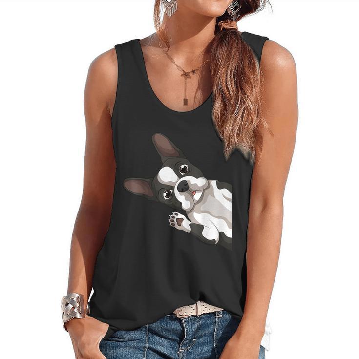 Boston Terrier Bostie Dog Kids Boys Girls Flowy Tank