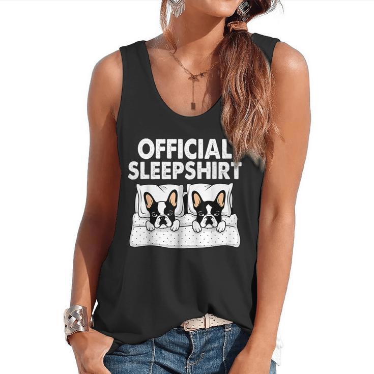 Boston Terrier Dog Official Sleep Pajamas Nightgown Flowy Tank