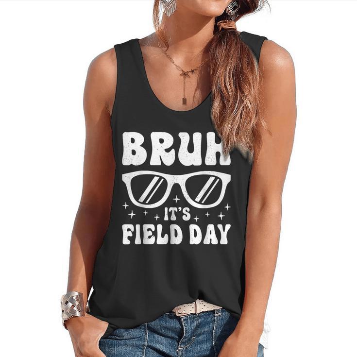 Bruh It's Field Day Teacher Boys Girls Kids Happy Field Day Flowy Tank