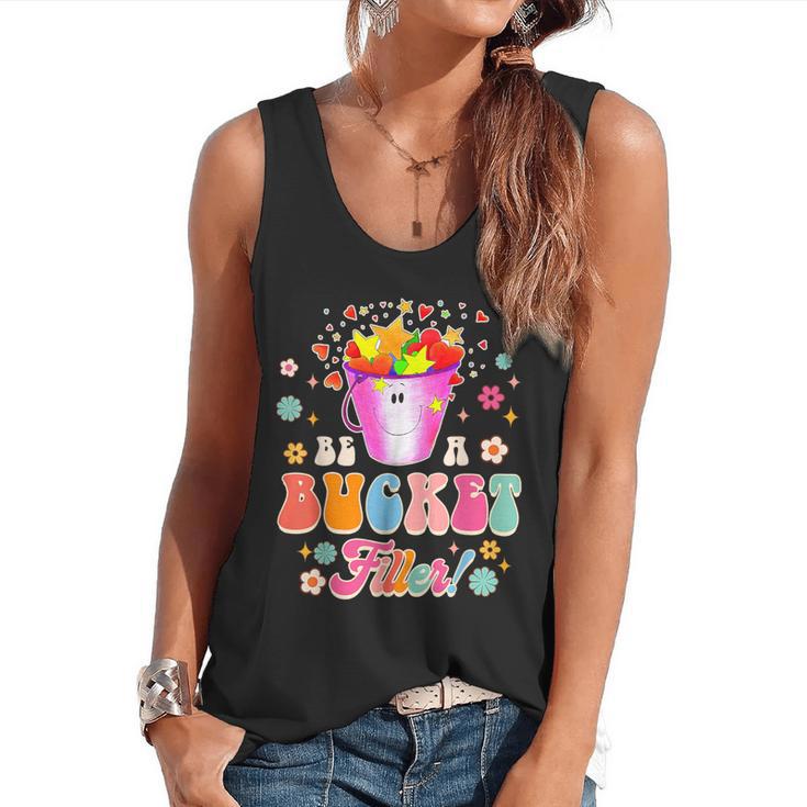 Be A Bucket Filler Teacher Teaching Groovy Back To School For Men Women Flowy Tank