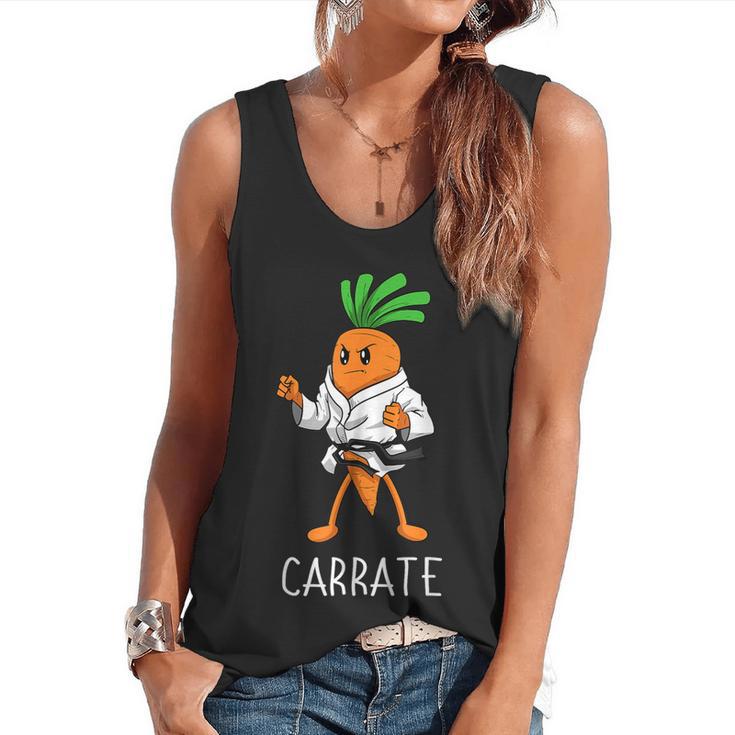 Carrate Karate Carrot Student Teacher Trainee Trainor Flowy Tank