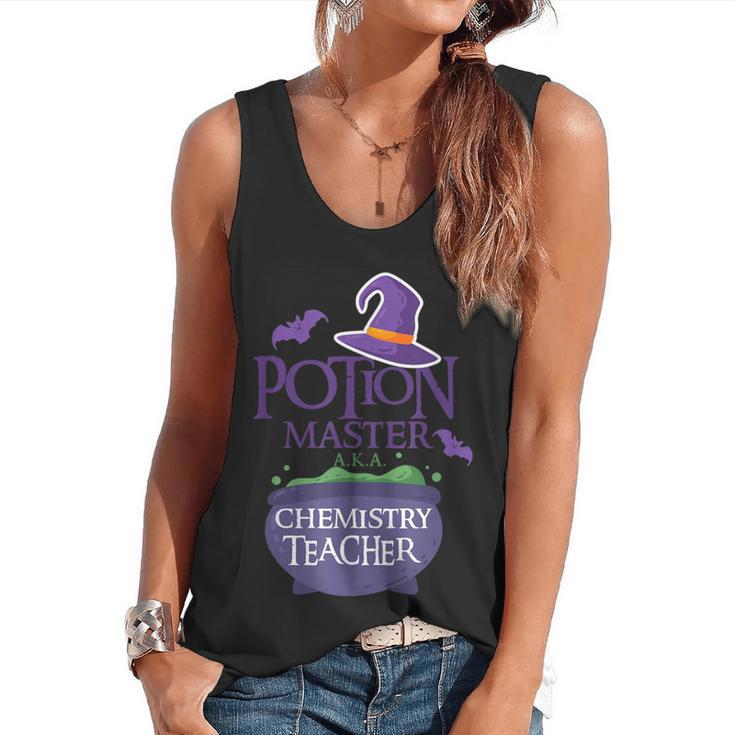 Chemistry Teacher Halloween Shirt School POTION MASTER Flowy Tank