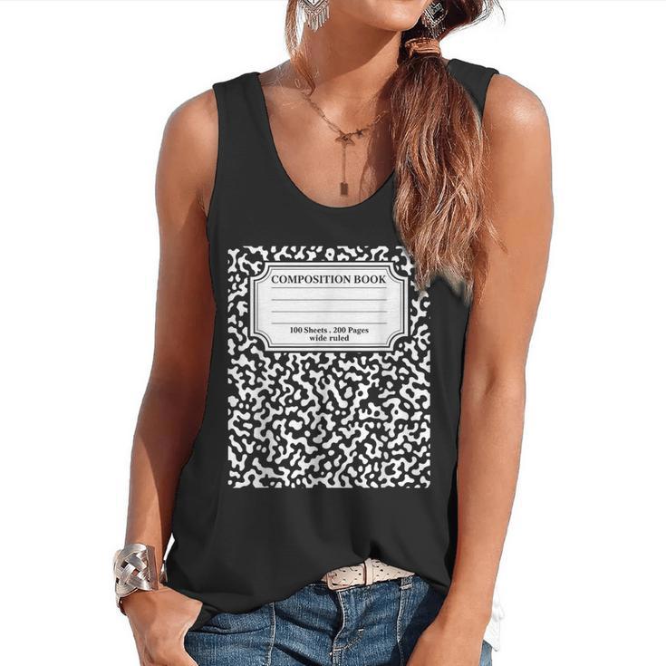 Composition Notebook Matching Group Halloween Teachers Flowy Tank