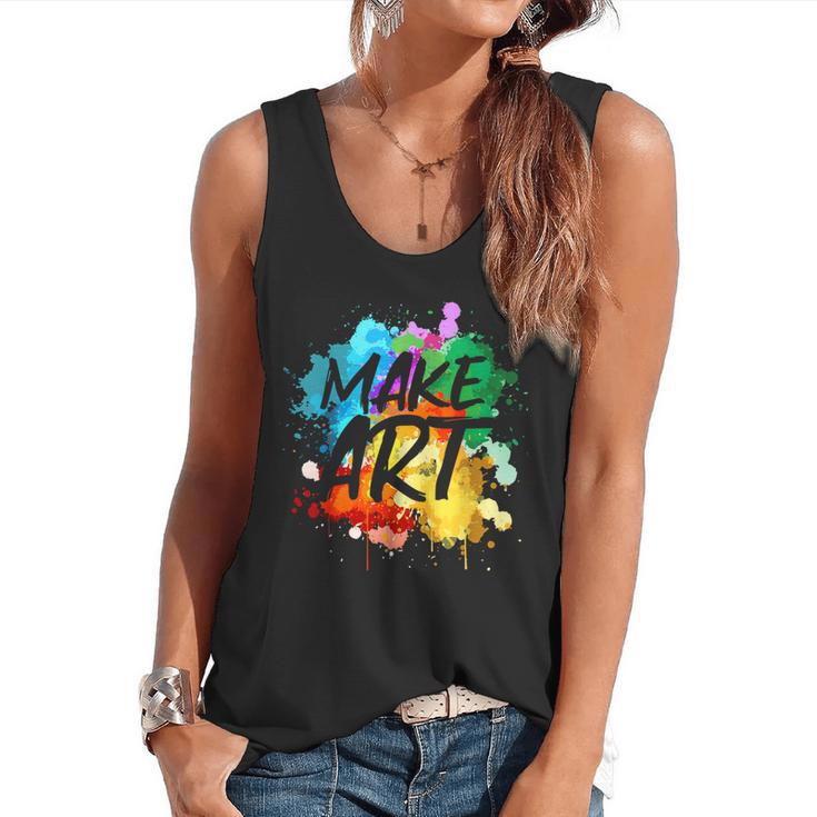 Cool Art For Men Women Artist Teacher Painter Artists Paint Flowy Tank