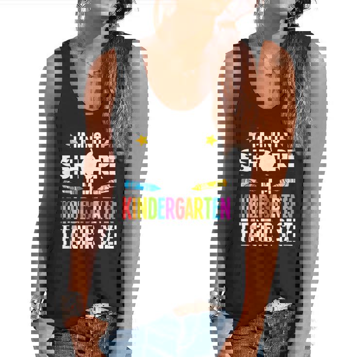 Cool Kindergarten Teacher Art For Men Women Preschool Kinder Flowy Tank