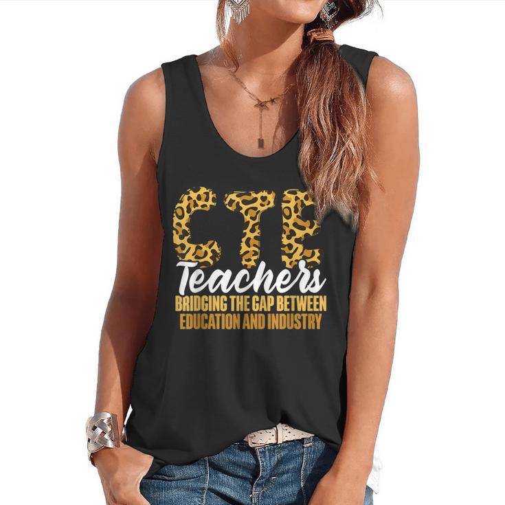 CTE Teacher Middle School High School Teach Career Men Women Flowy Tank