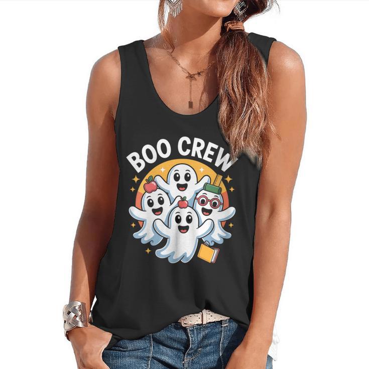 Cute Group Matching Teachers Halloween Flowy Tank