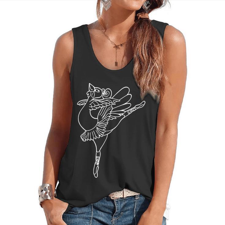 Dancing Turkey Happy Thanksgiving Day Ballet Dance Teacher Flowy Tank