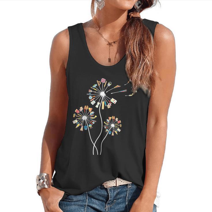 Dandelion Art Shirt For Artist Or Art Teacher Creative Art Flowy Tank