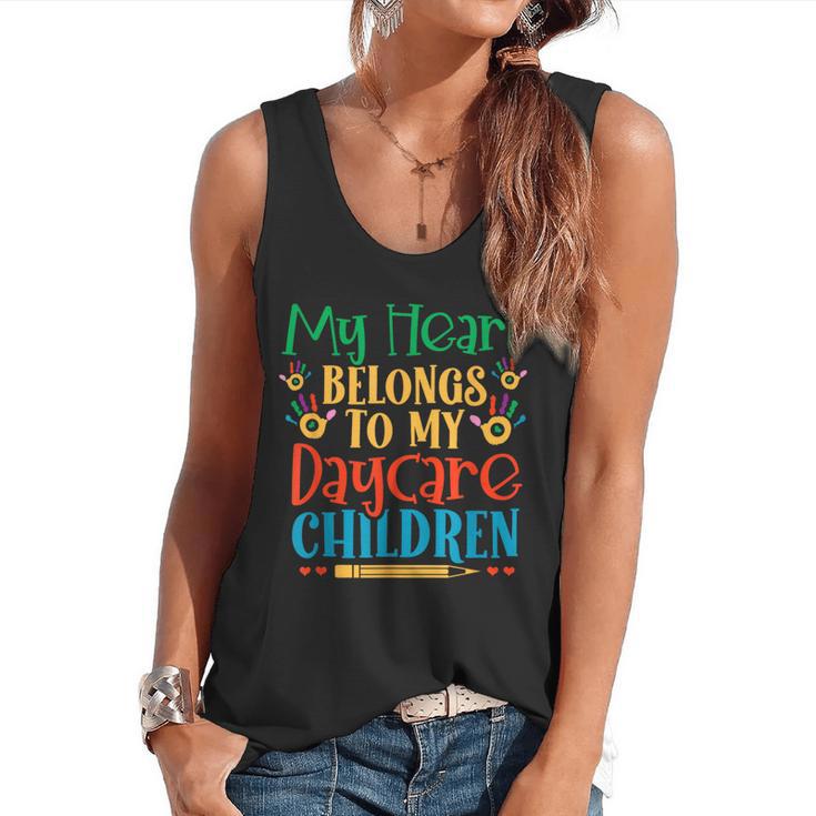 Daycare Children Childcare Provider Teacher PreK Nursery Flowy Tank