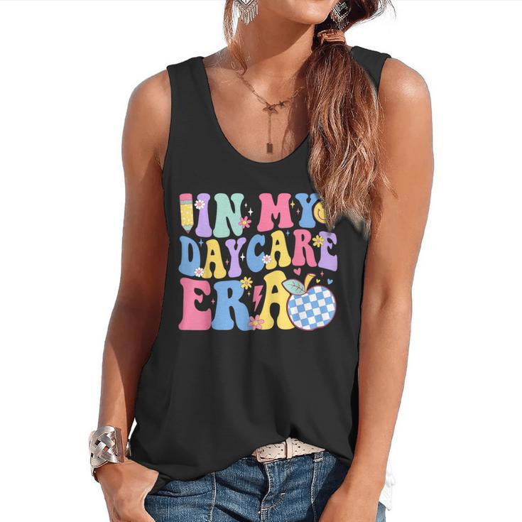 In My Daycare Era Groovy Teacher Daycare First Day Of School Flowy Tank