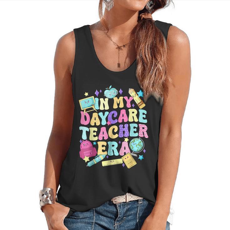 In My Daycare Teacher Era Daycare Provider Kids Flowy Tank