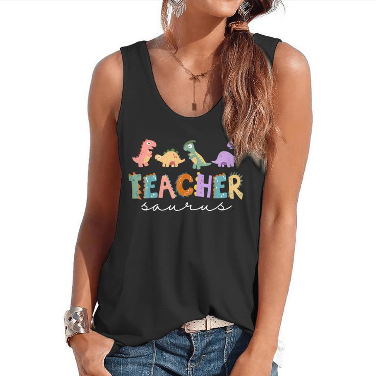 Dinosaur Teacher Teachersaurus Rex Dino Flowy Tank