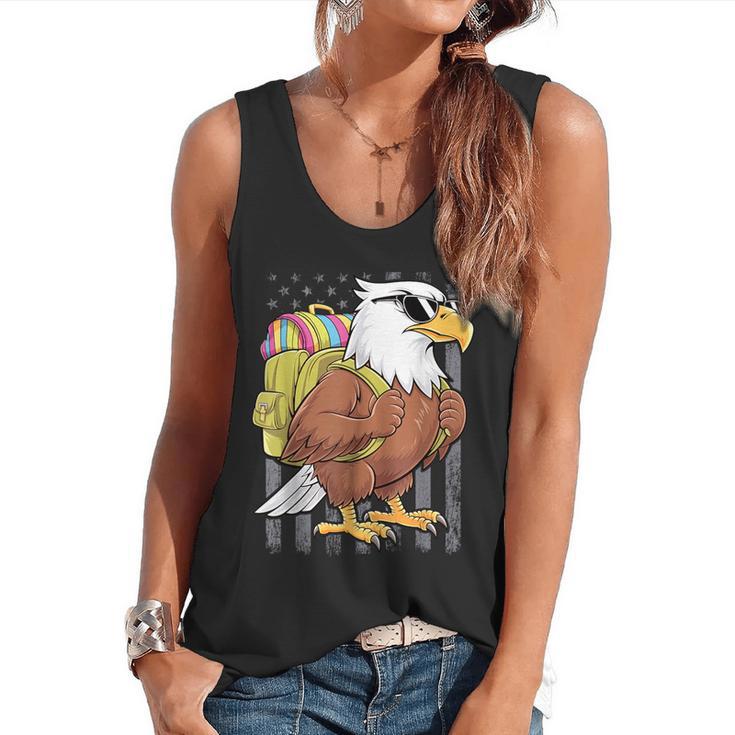 Eagle First Day Of School Teacher Back To School Eagle Flowy Tank
