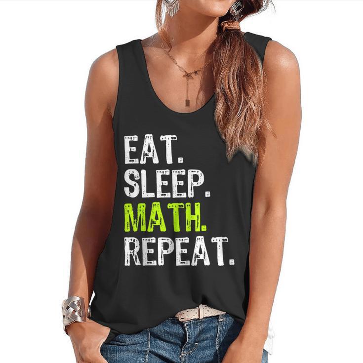 Eat Sleep Math Repeat Teacher Lover Flowy Tank, trending gift Eat Sleep Math Repeat Teacher Lover Flowy Tank, trending gift