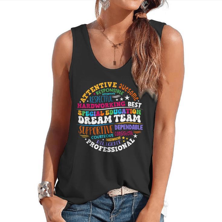 Educators Special Ed Teacher Special Education Dream Team Flowy Tank