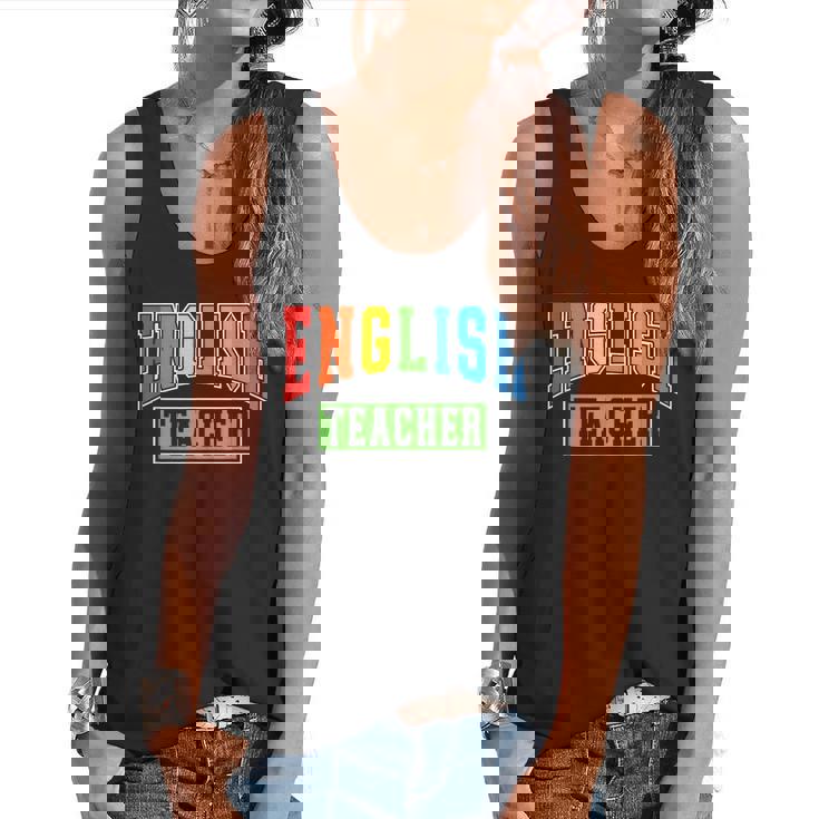 English Teacher Men Women Grammar Class English Teacher Flowy Tank