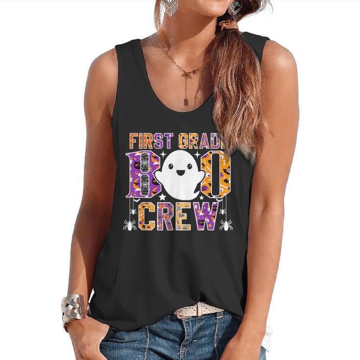 First Grade Boo Crew Teacher Student Halloween Costume Flowy Tank