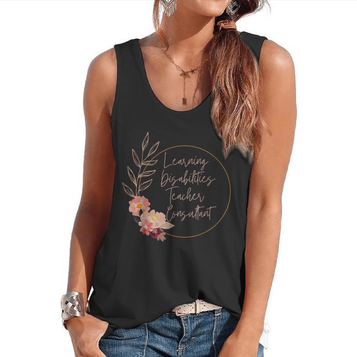 Floral Learning Disabilities Teacher Consultant SPED Teacher Flowy Tank