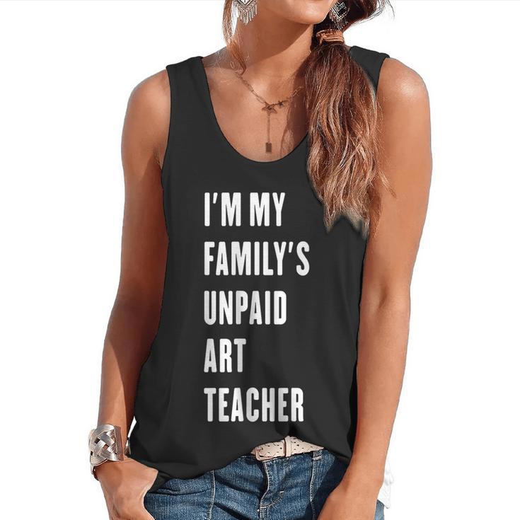 Funny Art Teacher Flowy Tank