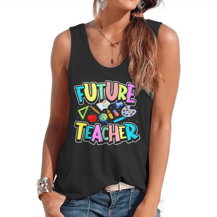 Future Teacher Kid's Career Flowy Tank