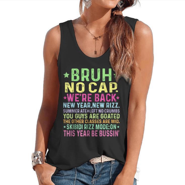 Gen A Slang Teachers Happy 1st Day Of School 2025 Students Flowy Tank