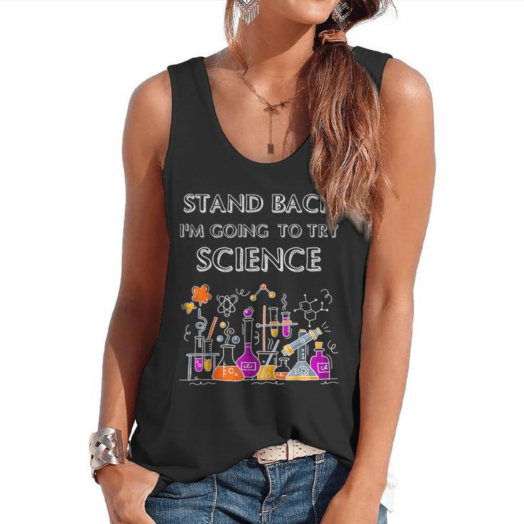 Going To Try Science Geek Nerd Tee Teacher STEM Flowy Tank