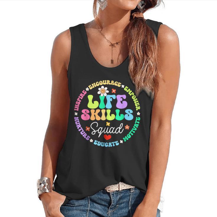 Groovy Life Skills Squad Teacher Special Ed SPED Team Crew Flowy Tank