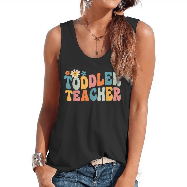 Groovy Toddler Teacher Appreciation Back To School Flowy Tank