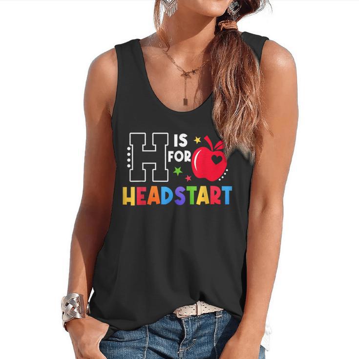 H Is For Head Start Teacher First Day Of School Tee Flowy Tank