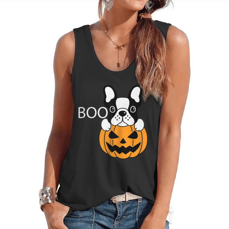 The Halloween Boston Terrier Flowy Tank