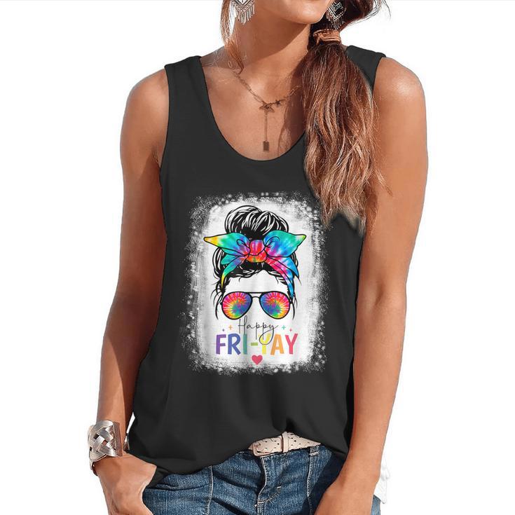 Happy Fri-Yay Friday Teacher Life Happy Friday Flowy Tank