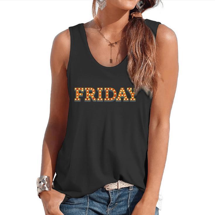 Happy Friday Love Fridays Fun Teacher For Men Women Flowy Tank