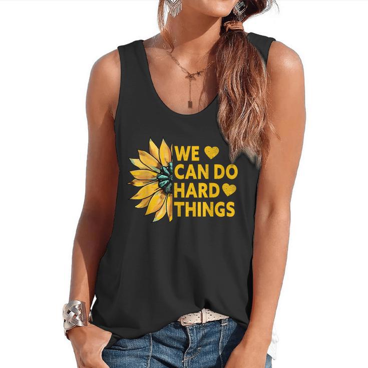 We Can Do Hard Things Kids Teacher Back To School Flowy Tank
