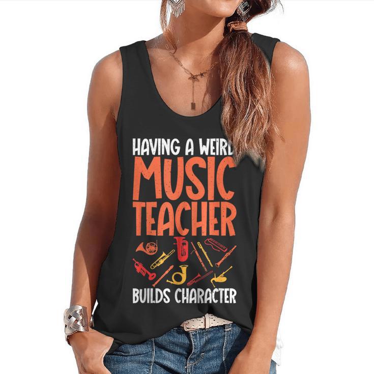 Having a Weird Music Teacher Builds Character Music Teacher Flowy Tank