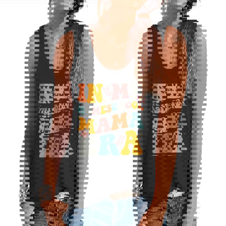 In My Homeschool Mama Era Mom Teacher Flowy Tank, trending gift