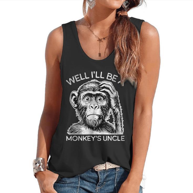 Well I'Ll Be a Monkey's Uncle Teacher And Student Flowy Tank